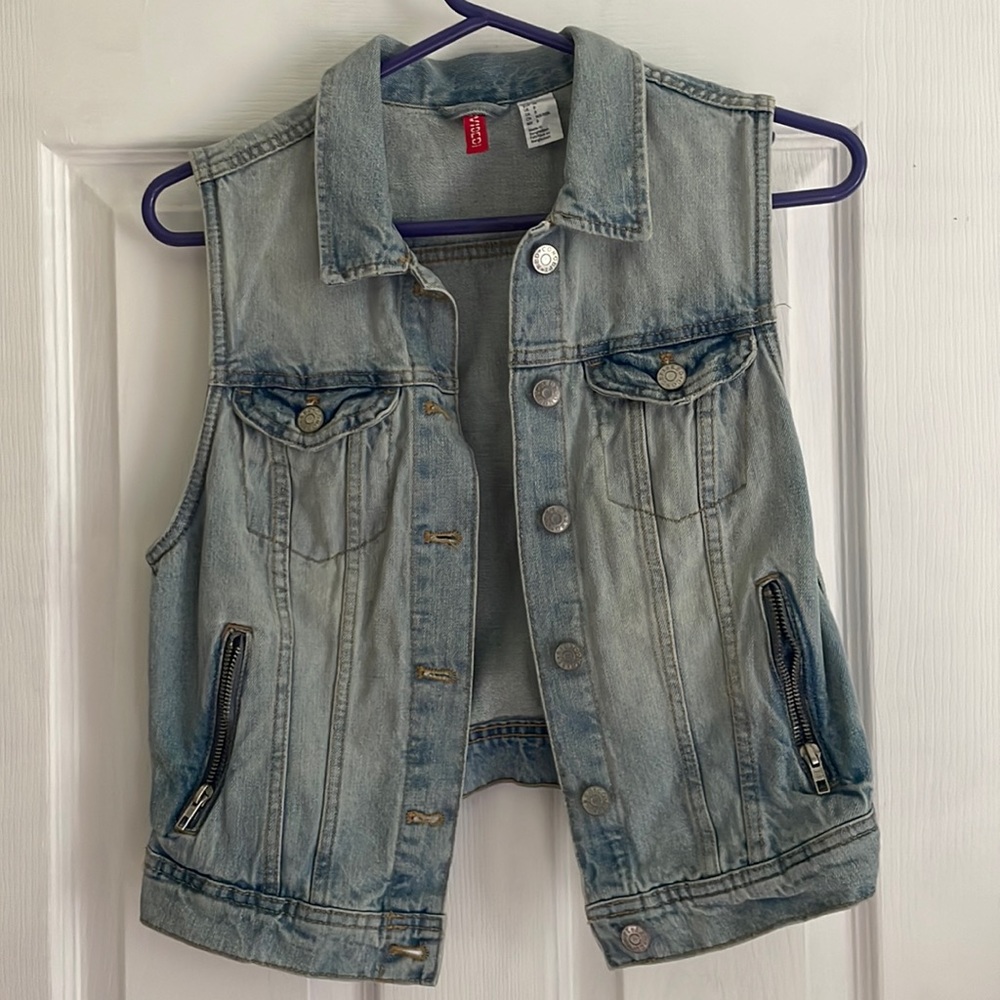 Denim vest - faded